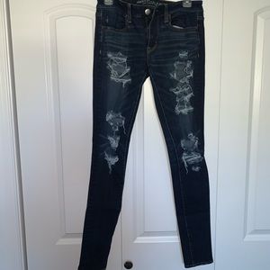 American Eagle Distressed Jeggings